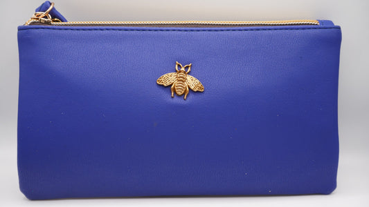 Cobalt bee wrist wallet