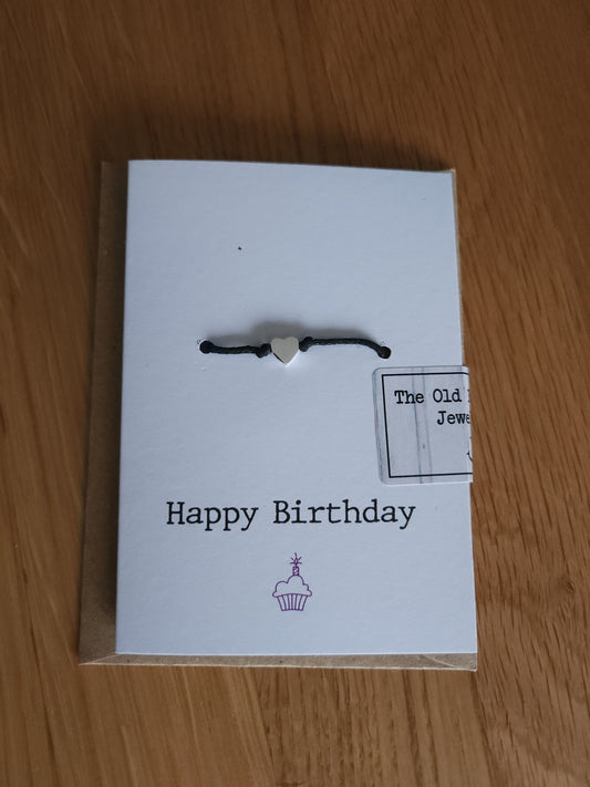 Happy birthday wish bracelet