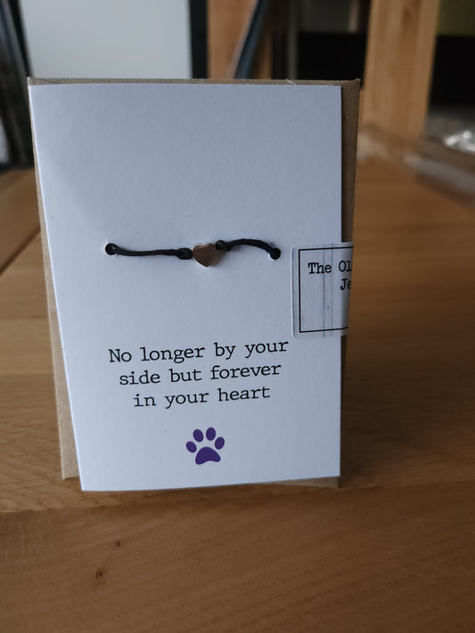 No longer by your side wish bracelet