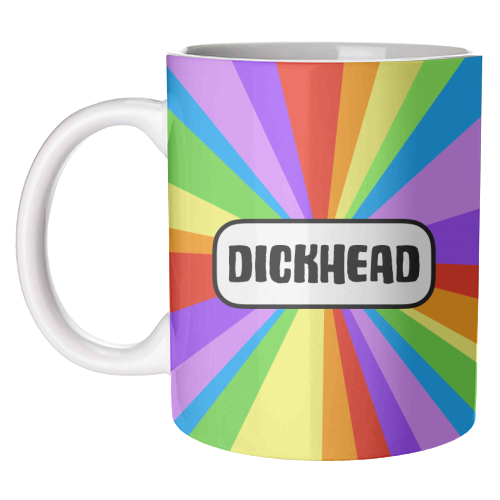 'Dickhead' Rainbow Mug