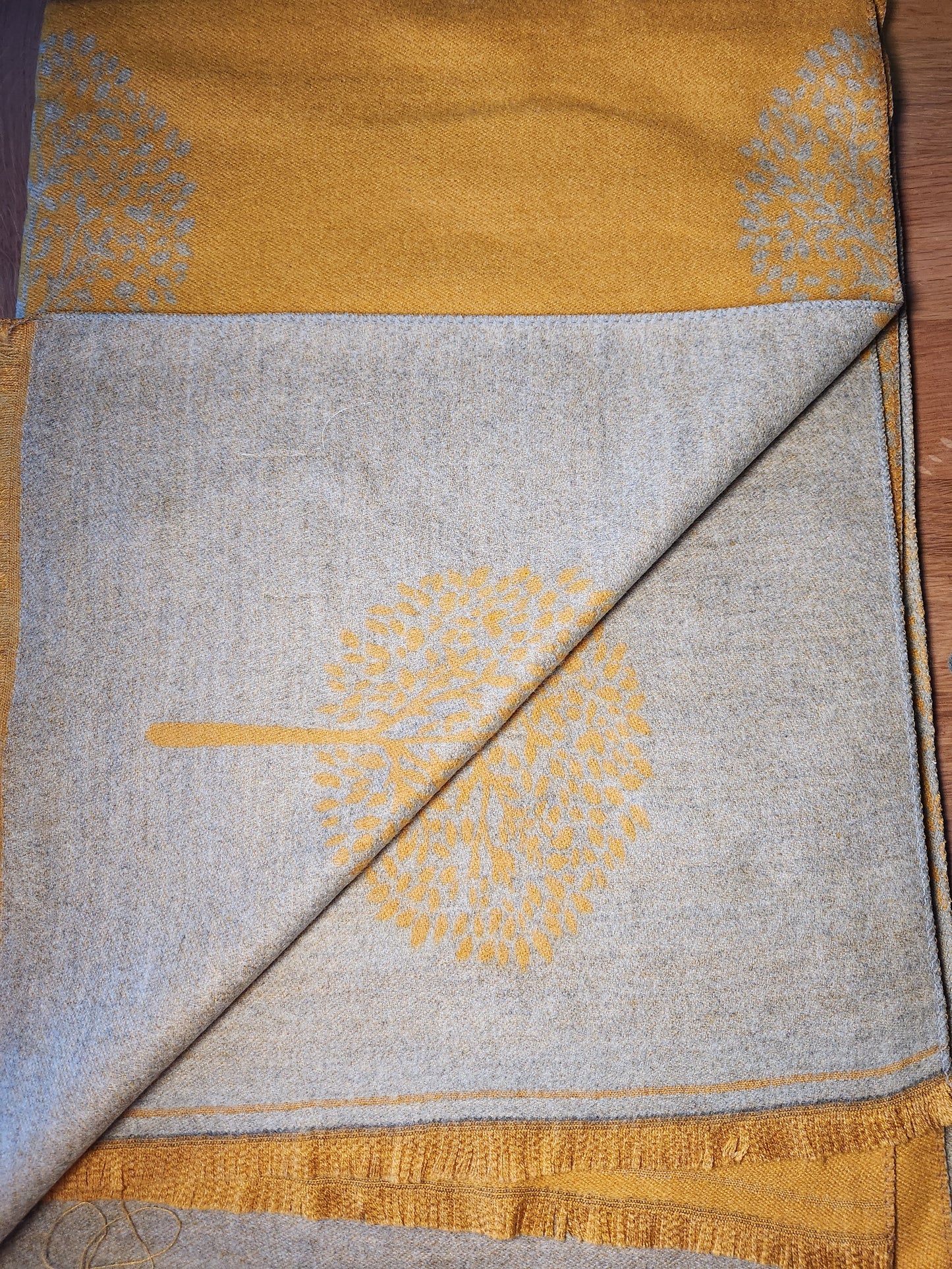 Tree of Life scarf - Ochre