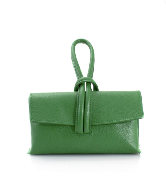 Pull through loop bag emerald