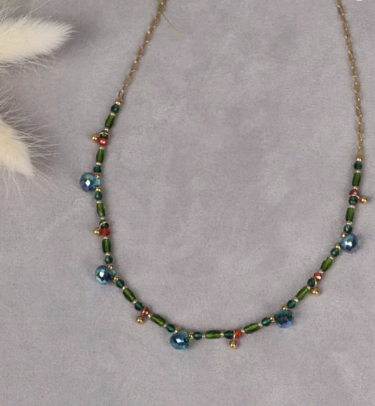 Semi precious stones necklace